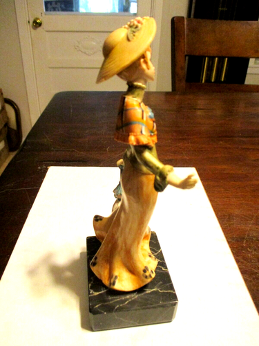 Genuine Fontanini Italy Colonial Lady & Parasol Figurine Modello Depositato MCM - Picture 5 of 10