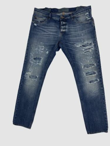 DOLCE&GABBANA RUNWAY RARE DISTRESSED STUDED WASHED DOUBLE DOLCE&GABBANA RUNWAY RARE DISTRESSED STUDED WASHED DOUBLE