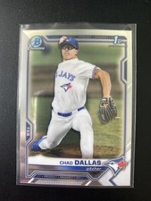 2021 Bowman Chrome Draft #BDC23 Chad Dallas Blue Jays