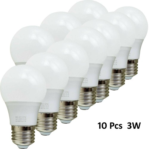 1/5/10 x 3W - 25W LED Birne E27/B22 Bajonett GLS Lampe Glühbirnen kühl warmweiß - Bild 9 von 55