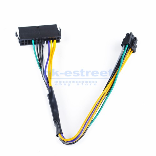 2X 24Pin to 8Pin ATX Power Supply Adapter Cable for Dell Optiplex 9020 3020 7020 - Picture 9 of 12