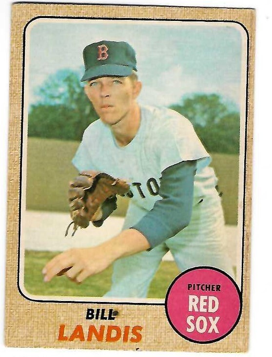 1968 O-PEE-CHEE #189 bill landis red sox ROOKIE