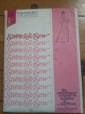 Vintage Stretch Sew Ann Person Sewing Pattern 440 Long A-Line skirt Y93C S6 