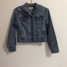 OLD NAVY Girl  s Size 14 XL/TG Jean Jacket Denim Trucker Coat