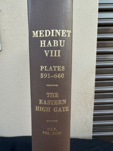 Medinet Habu.The Eastern High Gate With Translations of Texts. Very Rare Book. - Picture 3 of 13