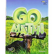 Go Math!: Student Edition Volume 2 Grade 3 2015 - Paperback - GOOD