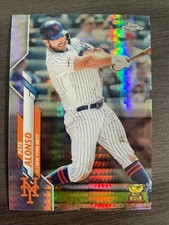 2020 Topps Chrome Pete Alonso Hyper Prism REFRACTOR #80 Gold Rookie Cup