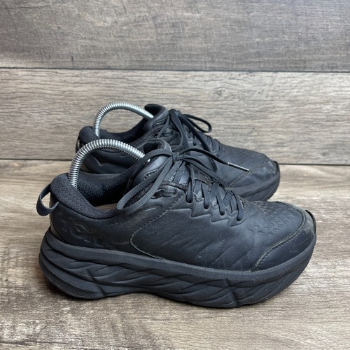 Hoka One One Bondi SR 1110521-BBLC Women's US 8 Running Shoes Black Sneakers - Foto 3 di 16