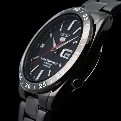 Seiko Seiko5 SNKE03K1 (SNKE03KC) Armbanduhr Schwarz Automatik Herrenuhr Analog - Bild 14 von 24