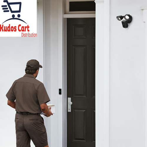 Ring Floodlight Video Camera plus Wired Doorbell Chime Pro Night Vision Security - Picture 5 of 12