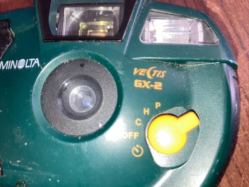 Minolta Vectis GX-2 Green APS Film Camera Please See Pictures Untested As Is - Picture 11 of 12