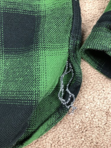 Rouge Territory RGT Green & Black Flannel Shirt Size Medium - Picture 6 of 8