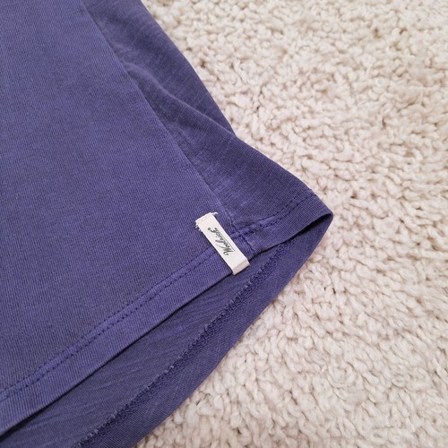 Camiseta Woolrich First Forks SS de bolsillo púrpura teñida con pigmento, ajuste regular. Talla S - Imagen 8 de 8