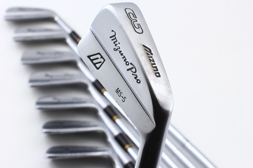 9Psc MIZUNO PRO MS-5 Irons 3-4-5-6-7-8-9-P-S , PRECISION FM 6.5 X Extra Stiff RH