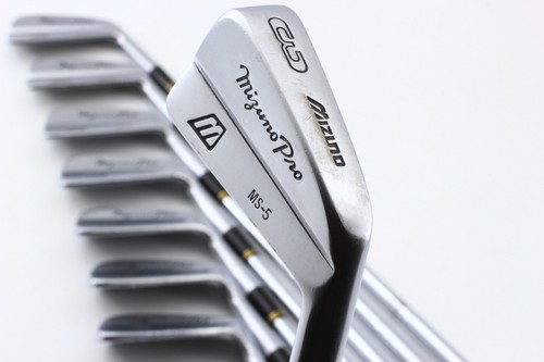 9Psc MIZUNO PRO MS-5 Irons 3-4-5-6-7-8-9-P-S , PRECISION FM 6.5 X Extra Stiff RH - Picture 1 of 14