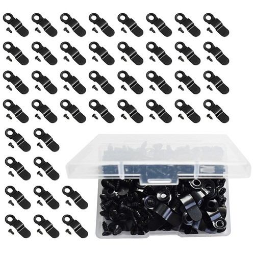 100 Pcs Rotating Buckle Fixing Iron Piece Frame Back Plate Pressing - Picture 10 of 12
