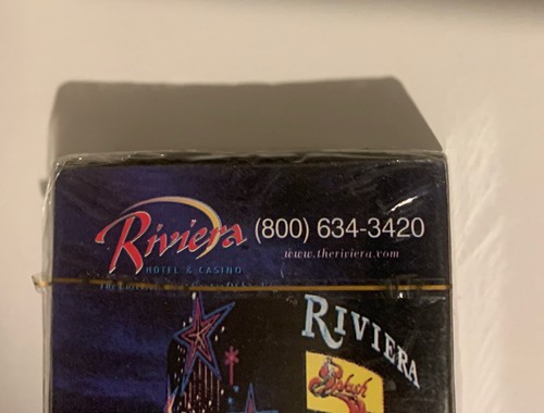 Mazzo di carte da gioco Riviera Hotel Casino Las Vegas *Nuovo* - Foto 5 di 9