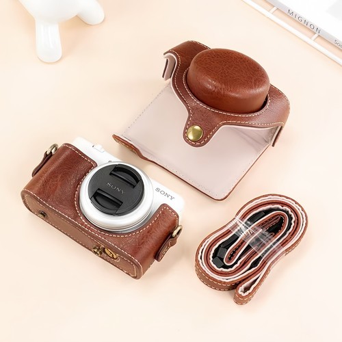 Camera bag Leather hard case for Sony ZV1F ZV1M II ZV 1 ZV 1 II Protective case - Picture 2 of 17