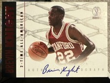 Brevin Knight Stanford Basketball Scoreboard Autograph Rookie Card 1997 auto NBA. rookie card picture