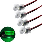 4PCS Green Car Door Handle Light Indoor Environment Decoration LED Bulb 12V