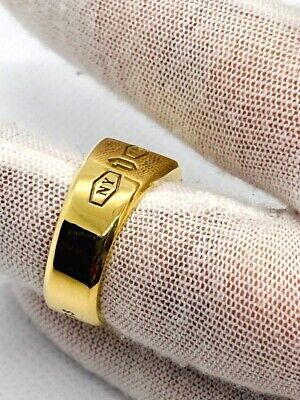 Tiffany & Co 1837 Makers Black Onyx Signet Men's Ring 18K Tiffany & Co 1837 Makers Black Onyx Signet Men's Ring 18K