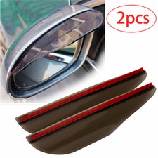 2pcs Universal Right Rearview Side Mirror Rain Board Sun Visors Shade Shields