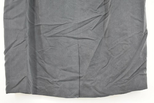 Amanda Smith Womens Gray Elastic Waist Flat Front Back Zip Slit A-Line Skirt 10 - Picture 6 of 8