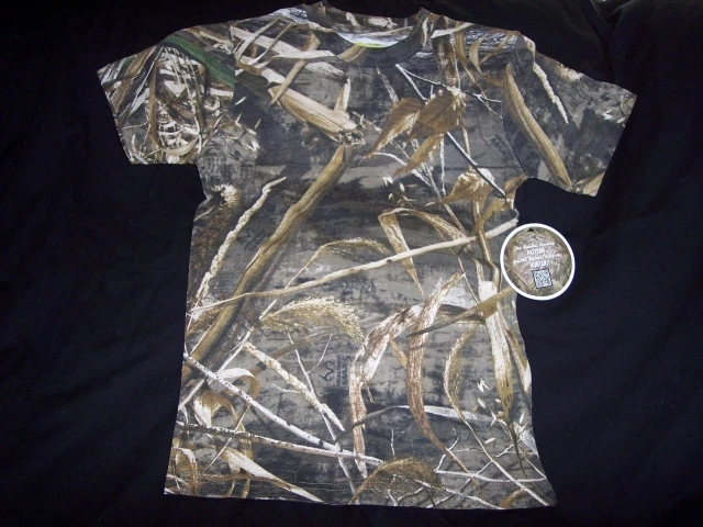 Boys XL Camo Shirt Realtree Camo Shirt Real Tree Camo T Shirt Camouflage Tshirt - Image 2 of 4