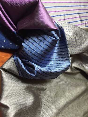 4+yds” X 40” Silk Fabric Remnant Panel 100% Pure Silk Brocade Color Blocks #84b - Picture 5 of 12