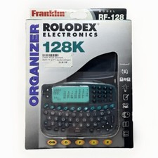 Rolodex RF-128 Elektronischer Personal Organizer 128K Digital Datenbank NEU