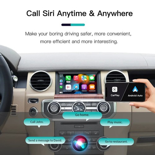 Carplay inalámbrico Android automático para LandRover Jaguar Discovery 4 Evoque Harman - Imagen 4 de 6