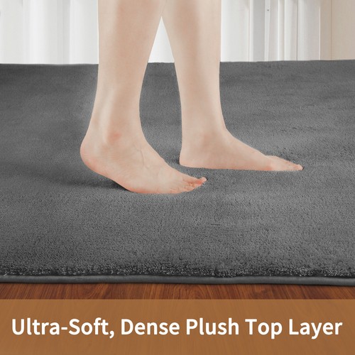 Fluffy Rugs Large Shaggy Rug Bedroom Living Room Anti Slip Soft Carpet Floor Mat - Picture 11 of 59