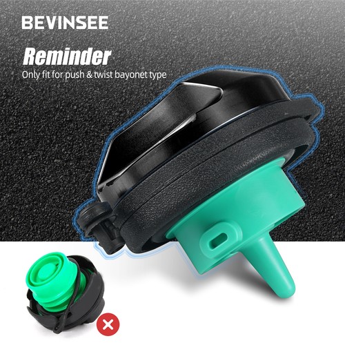 BEVINSEE Tankdeckel für VW für Golf MK7 MK7.5 MK8 GTI R für Audi A3 8V A4 A5 A6 - Picture 6 of 12