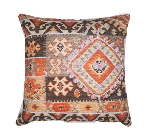 3 Set di Federa Ricamo Copridivano Copridivano Cuscino 18""x18"" Arredamento Casa - Foto 3 di 5