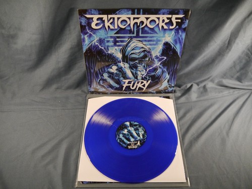 EKTOMORF - FURY  BLUE VINYL LP   2018             SOULFLY ,SEPULTURA. VERY RARE - Picture 1 of 11