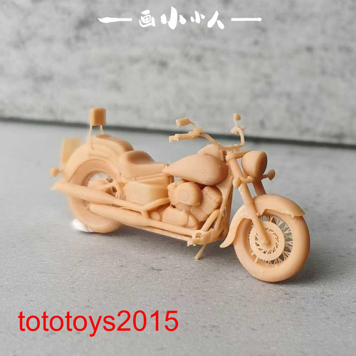1/64 1/87 1/43 Leather jacket motorcycle girl Scene Minatures Figures Doll Model - Picture 5 of 5