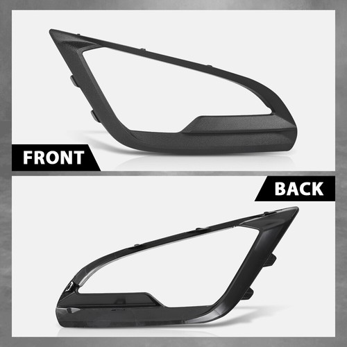 Fog Light Bezel Lamp Cover Trim Left+Right Fit For 2018-2021 Ford EcoSport - Picture 9 of 12