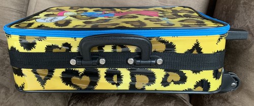 KIDS LUGGAGE JETSETTER COOL GIRLS HEARTS 16.5” x 12” x 5” w/WHEELS SUPER CUTE!! - Picture 8 of 9