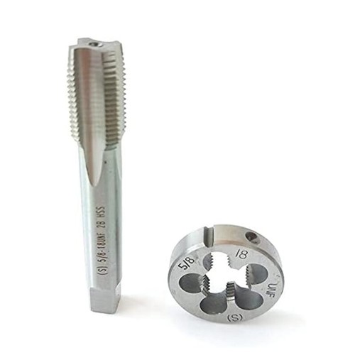 5/8-18 HSS Tap And Die ,UNC Machine Thread Tap And Round Thread Die Right Hand - Picture 4 of 4