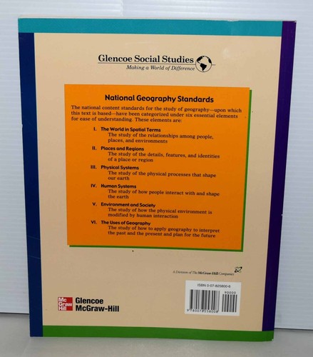 Glencoe Building Geography Skills for Life Teacher's Edition New FREE SHIPPING ! - Bild 2 von 2