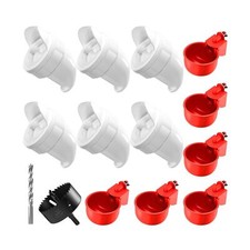 Chicken Feeder No Waste Automatic Poultry Feeder Ports Chicken Feed... Fast Ship