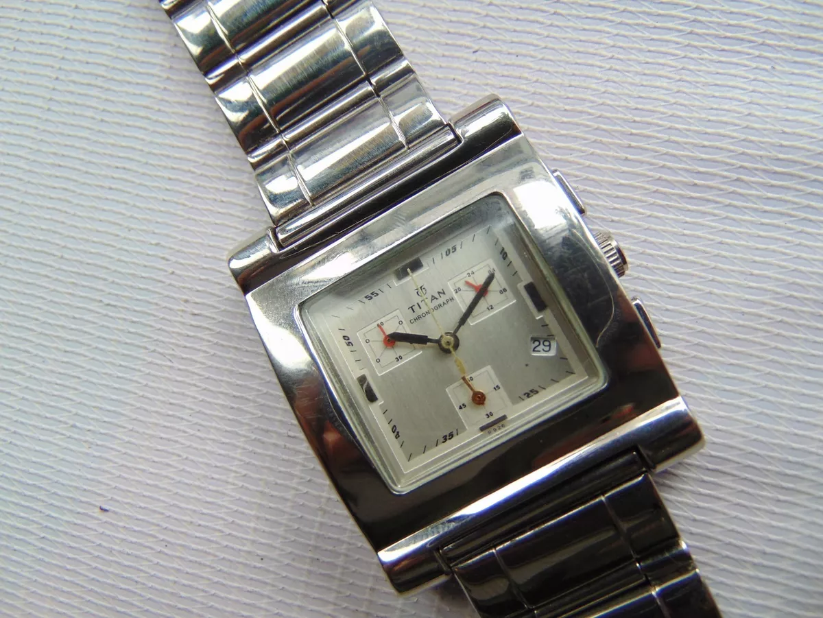 Titan chronograph wrist watch hot sale
