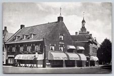 Hotel Cafe Restaurant Het Roode Hert Netherlands Postcard UNPOSTED