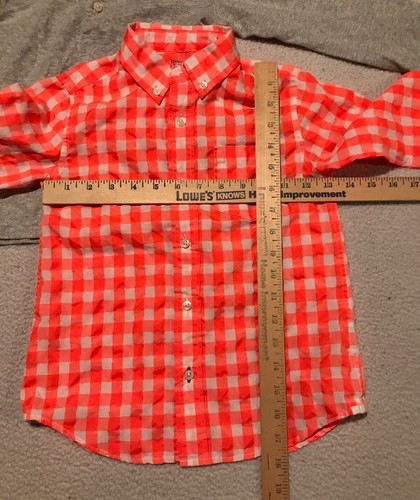 Crewcuts Button Front Neon Shirt & Polo Shirt Long Sleeve Boys (Lot Of Two) 4/5 - Picture 5 of 10