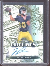 2024 Leaf Electrum Futures Silver Board Gold Foil JuJu Lewis Rc Auto (1/1)