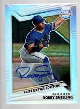 2022 Elite Extra Edition Optic Signatures Holo #39 Robby Snelling 9/25
