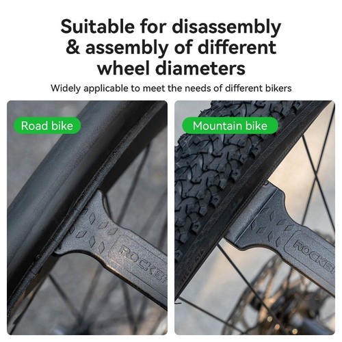 ROCKBROS Bicycle Tire Levers-Ultra Strong Tire Removal Tool for Bike Tires Tools - Picture 5 of 14