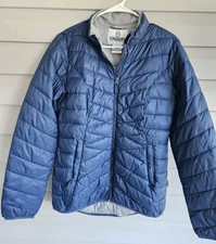 Magellan Jacket Womens Small Navy Blue Puffer Water Wind Resistant