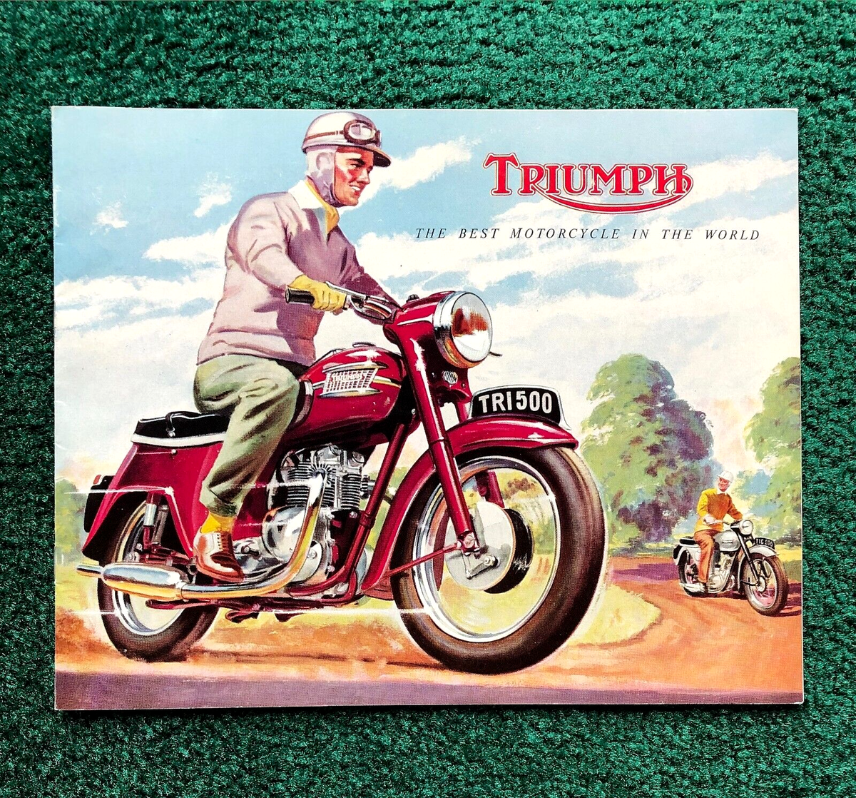 洋書／トライアンフモーターサイクル／TRIUMPH MOTORCYCLES 1959 TRIUMPH MOTORCYCLE BROCHURE BONNEVILLE TIGER-110 100