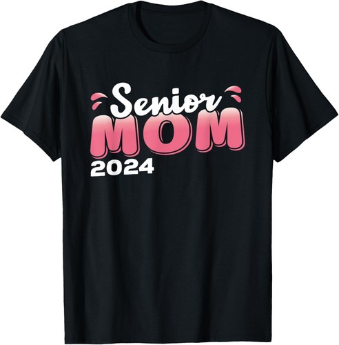 Mom Senior 2024 Cute Proud Mom Graduate T-Shirt Hoodie - Picture 6 of 9